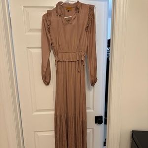 Women’s long silk dressy dress
